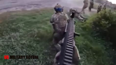as he tries to hold off the enemy alone in World War-style trench warfare. . Close combat footage enemy visible ukraine